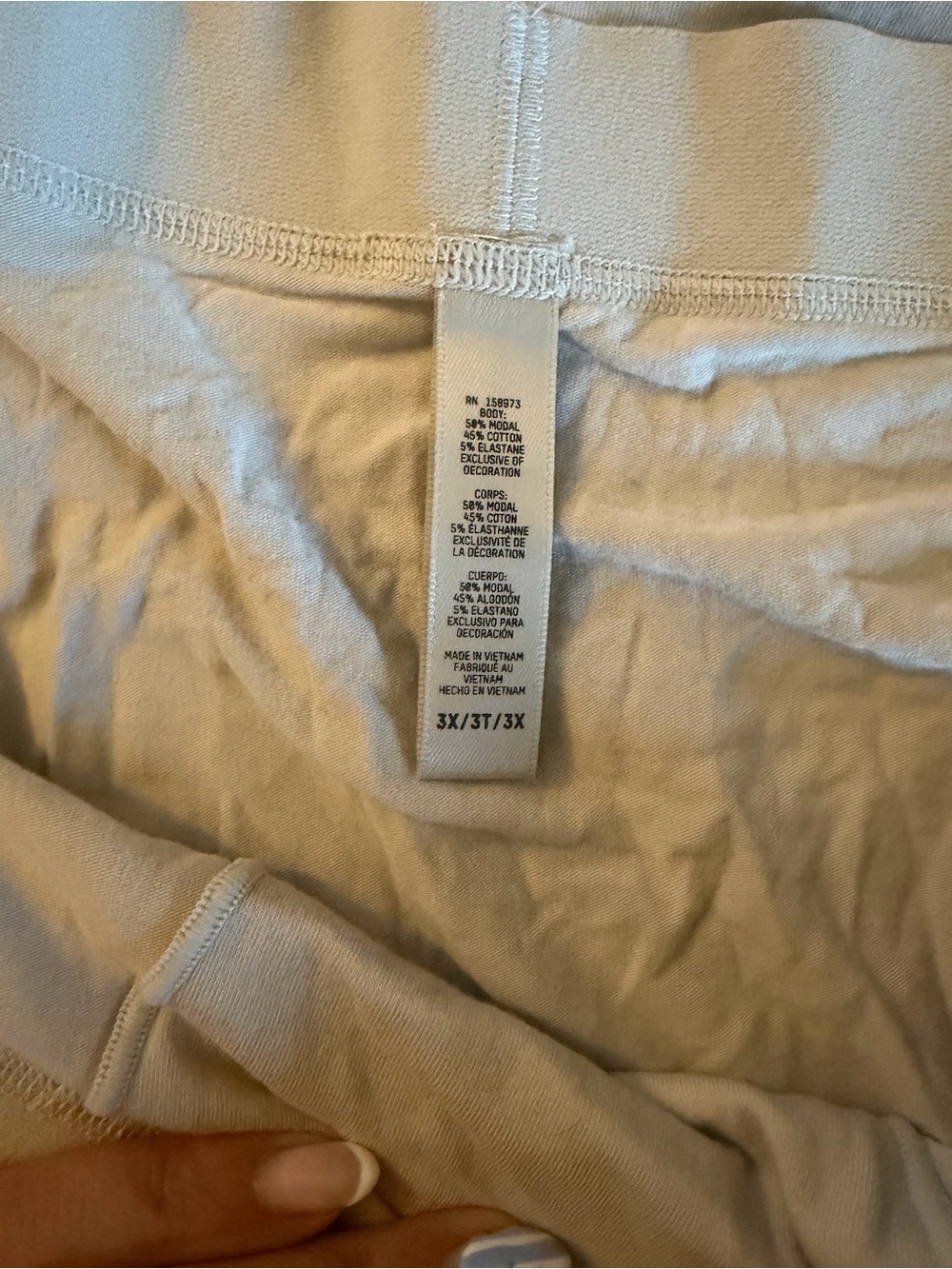 Women’s Skims Crew Neck Tee & Boxer Brief Set - Cream - Picture 4 of 5